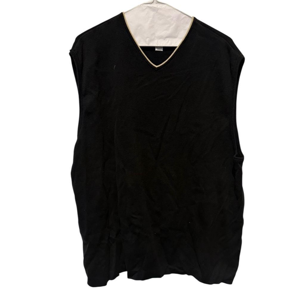 Calvin Klein Jeans Black Top with Gold Trim
